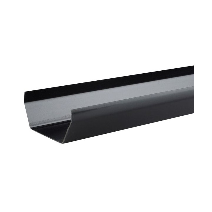 Wavin Osma SquareLine gutter 100mm black 2m 4T872B