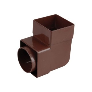 Osma SquareLine 4T862 Pipe Bend 87.5° 61mm Brown