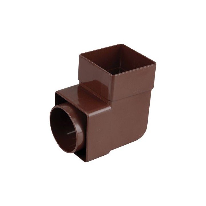 Osma SquareLine 4T862 Pipe Bend 87.5° 61mm Brown