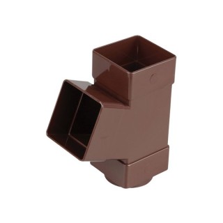 Osma SquareLine 4T835 Pipe Branch 67.5° 61mm Brown