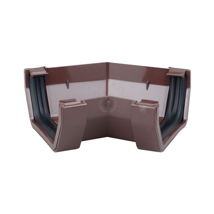 Osma SquareLine 4T804 Gutter Angle 45° 100mm Brown