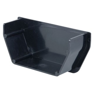 Wavin Osma SquareLine stopend internal 100mm black