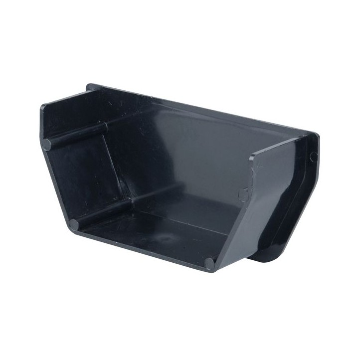 Wavin Osma SquareLine stopend internal 100mm black