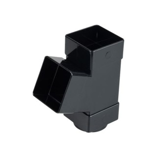 Wavin Osma SquareLine pipe branch 67.5° 61mm black
