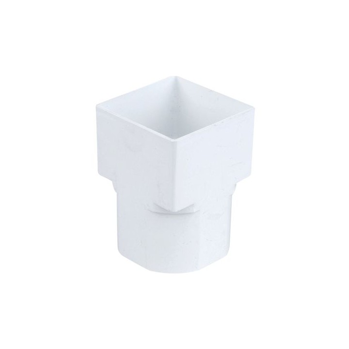 Osma SquareLine 4T836 Drain Adaptor Square To Round 61mm White