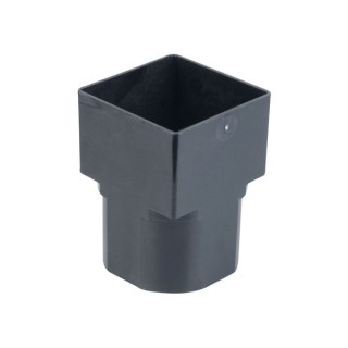 Osma SquareLine 4T836 Drain Adaptor Square To Round 61mm Black