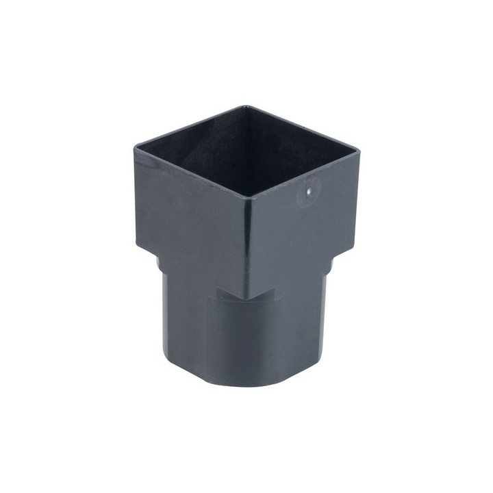 Osma SquareLine 4T836 Drain Adaptor Square To Round 61mm Black