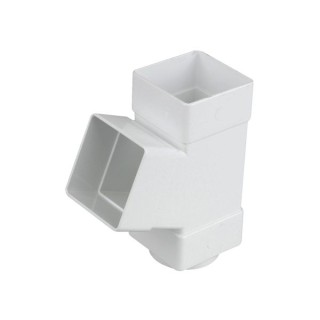 Wavin Osma SquareLine pipe branch 67.5° 61mm white