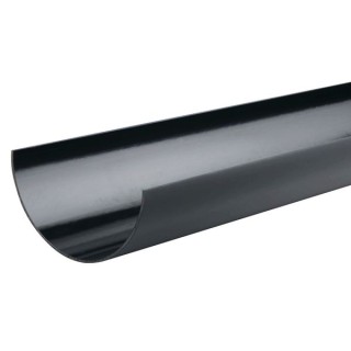 Wavin Osma SuperLine gutter 125mm black 4m 5T574B