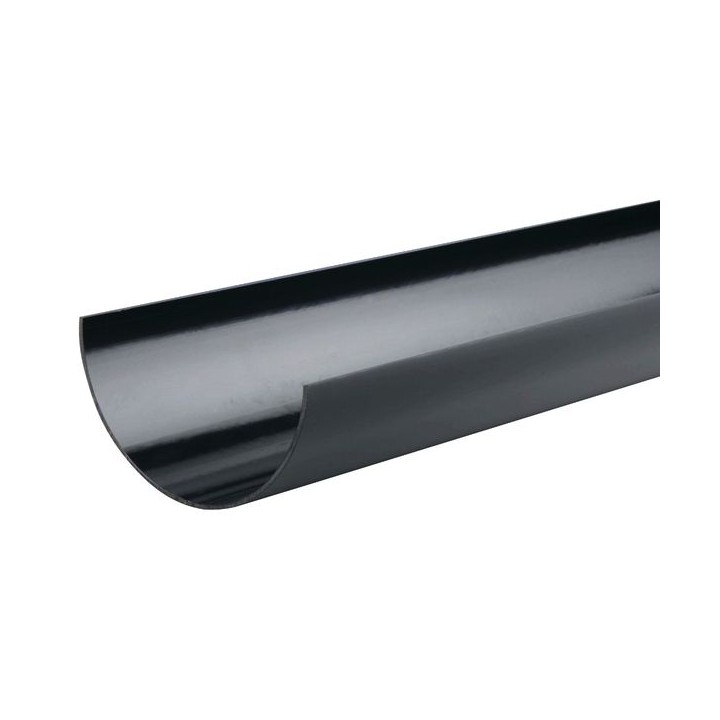 Wavin Osma SuperLine gutter 125mm black 4m 5T574B