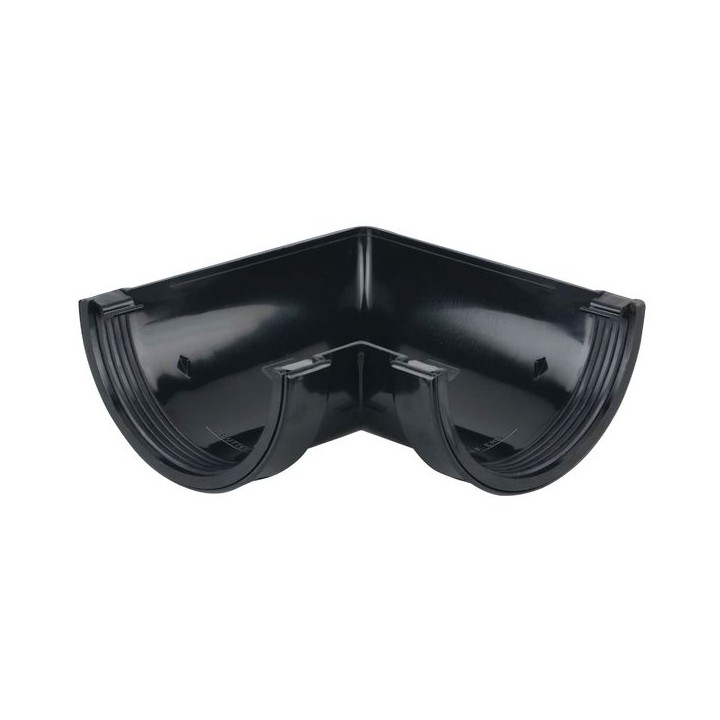 Wavin Osma SuperLine gutter angle 90° 125mm black