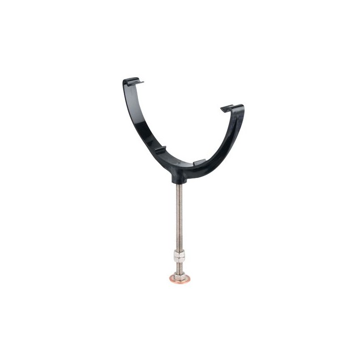 Wavin Osma RoofLine bow and pin rise and fall bracket 150mm black 6T694B