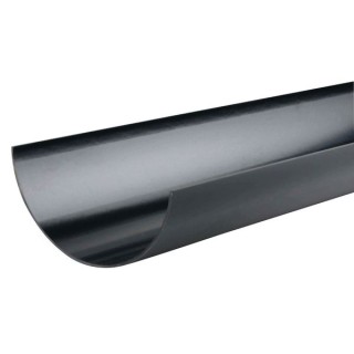 Wavin Osma RoofLine gutter 150mm black 4m 6T674B