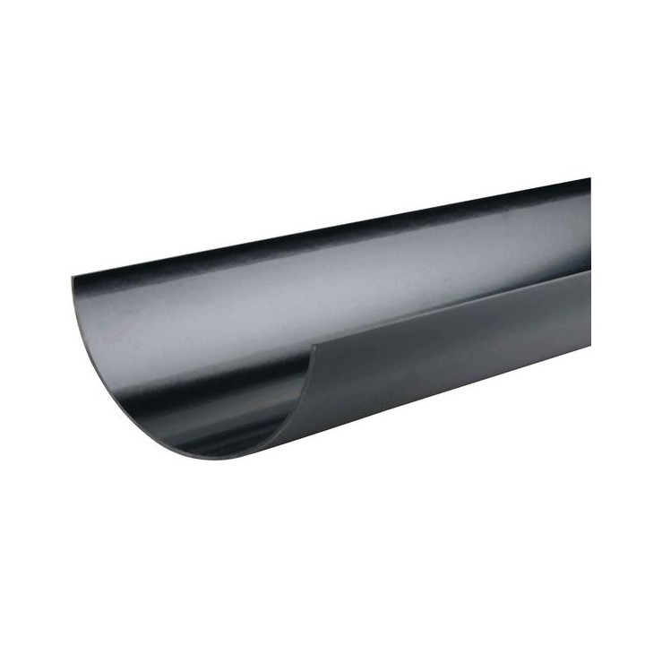 Wavin Osma RoofLine gutter 150mm black 4m 6T674B