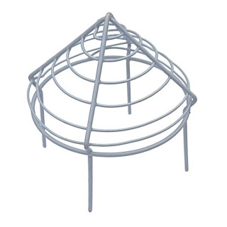 Pipe Cap Plastic Coated Wire 4in