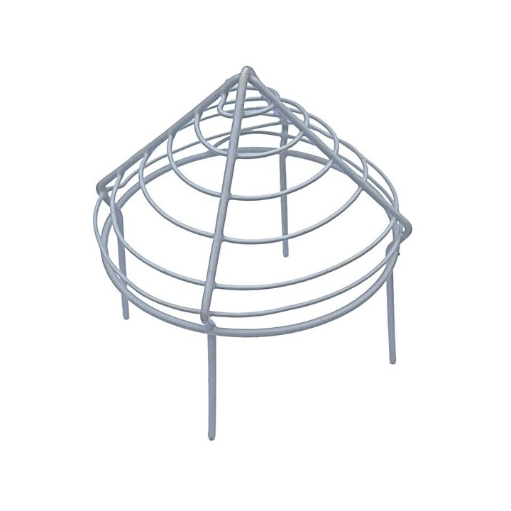 Pipe Cap Plastic Coated Wire 4in