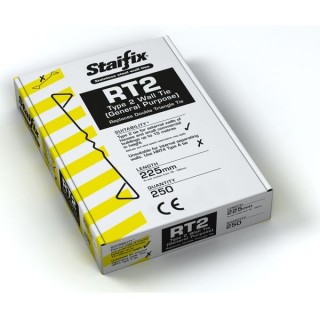 Staifix RT2 Type 2 General Purpose Wall Tie 225mm Box 250