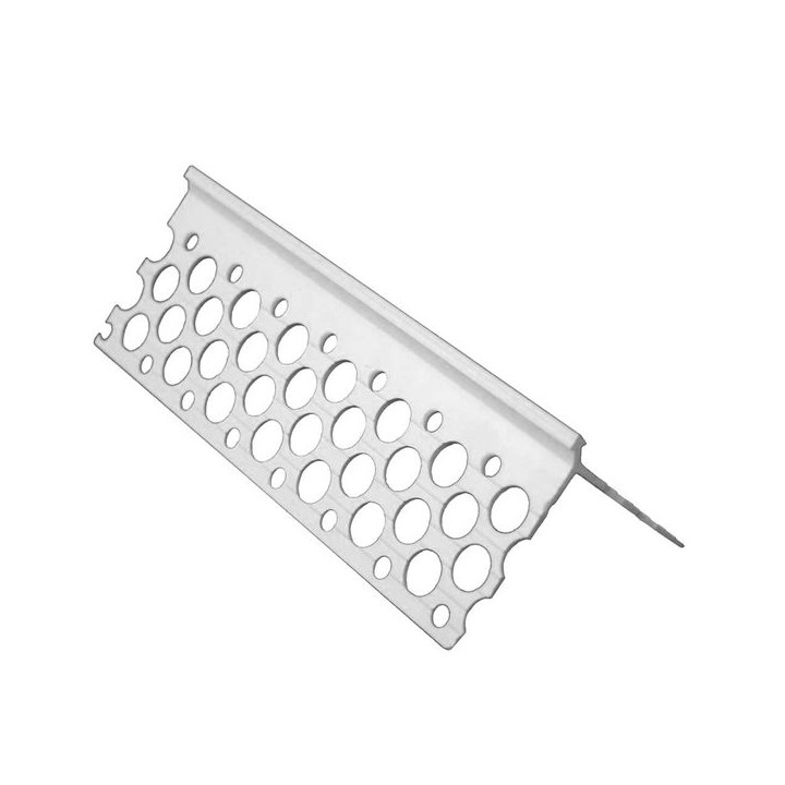 Expamet White Plastic Angle Bead 15mm x 3m