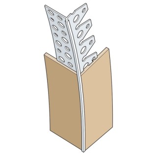 Expamet White Plastic Dry Lining Arch Bead 3000mm x 3mm x 1mm