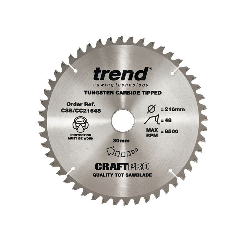 Trend Craft Blade Pt Tcp 165 x 48T x 20mm