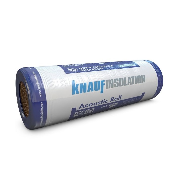Knauf Acoustic Roll Ready Cut 100mm 10.30m 2 x 600 12.36m2 Per Pack