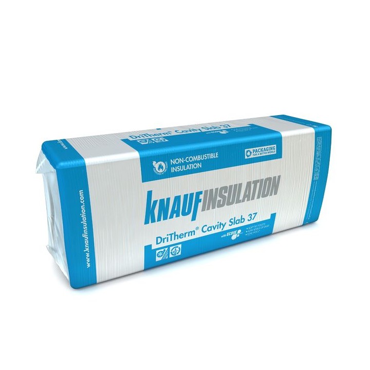 Knauf Insulation DriTherm 37 Cavity Insulation Slab  50mm  1200mm x 455mm