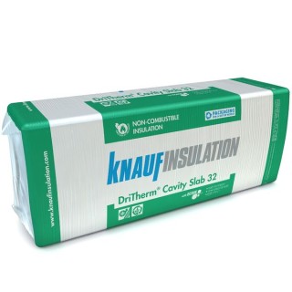 Knauf Dritherm Cavity Slab 32 75mm 455 x 1200mm 3.276m2 Per Pack