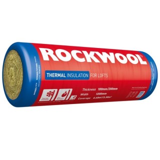 Rockwool Thermal Insulation Roll 100mm 1200mm x 2750mm