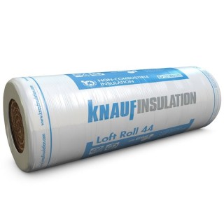 Knauf Insulation Loft Roll 44 Short Length Combi Cut 100mm 11.087m²/ROLL