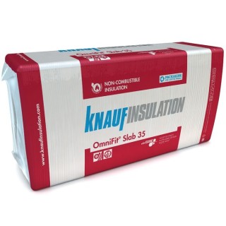 Knauf Insulation OmniFit® Insulation Slab 1200mm x 600mm x 100mm