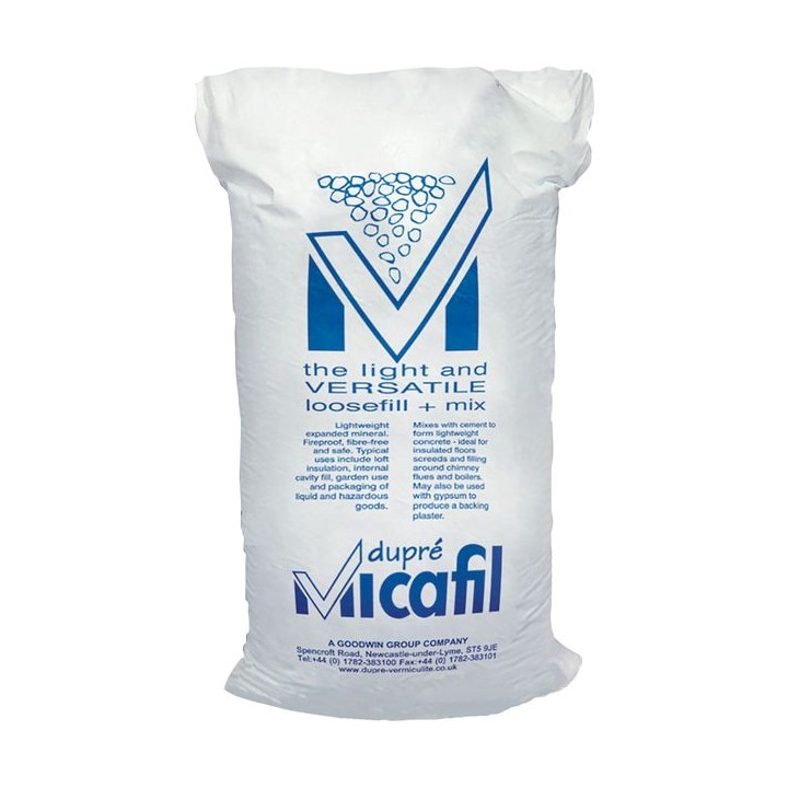 Dupre Vermiculite Loose Fill Insulation 7.5kg Bag
