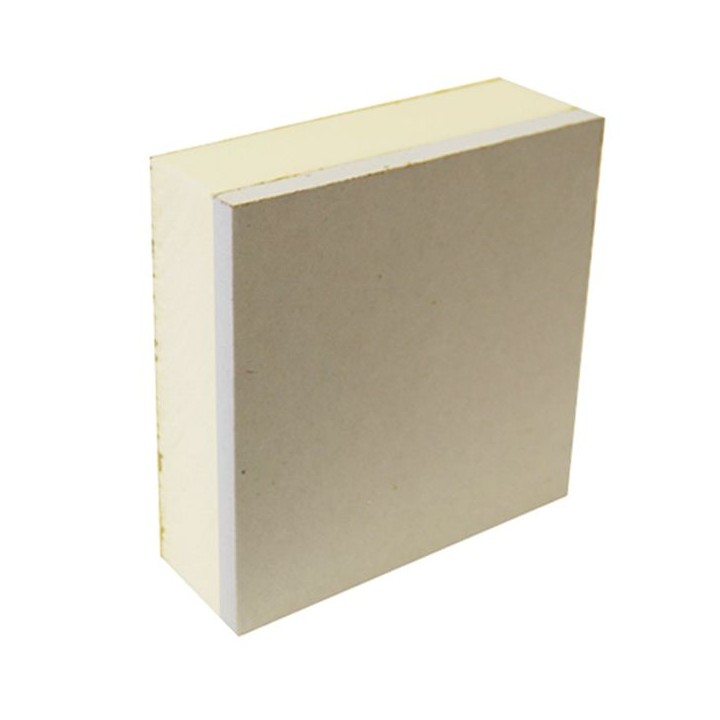 British Gypsum Gyproc Thermaline PIR Plasterboard Tegular Edge Ivory and Pale Yellow 2400mm x 1200mm x 93mm