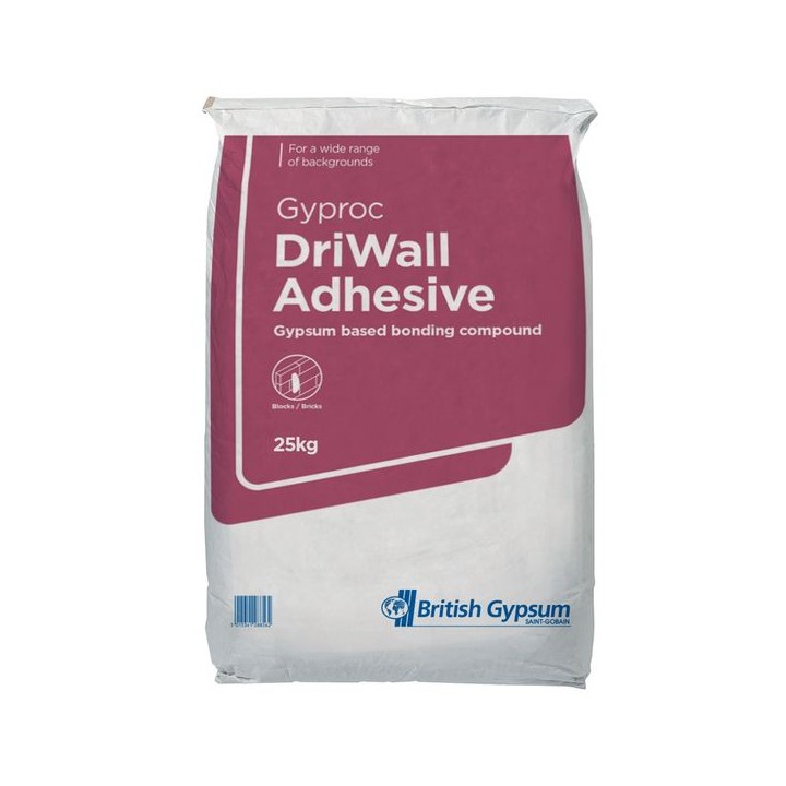 British Gypsum Gyproc General Purpose Drywall Plasterboard Adhesive 25kg