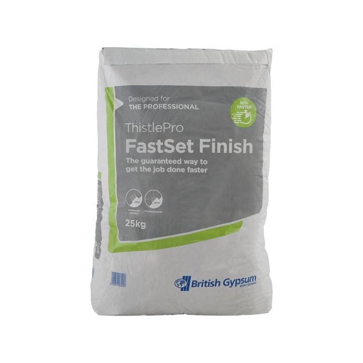 British Gypsum Thistlepro Fastset Finish 25kg