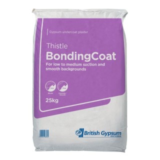 British Gypsum Thistle BondingCoat Plaster 25kg
