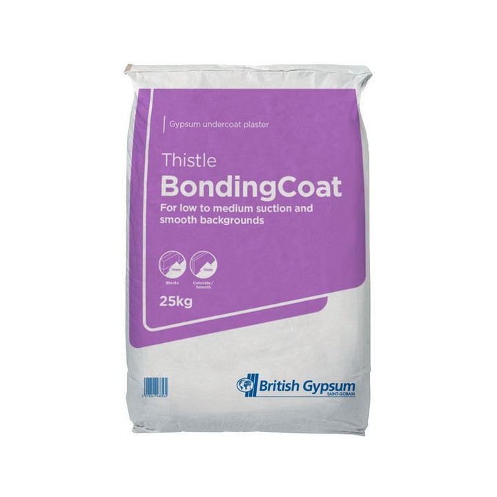 British Gypsum Thistle BondingCoat Plaster 25kg