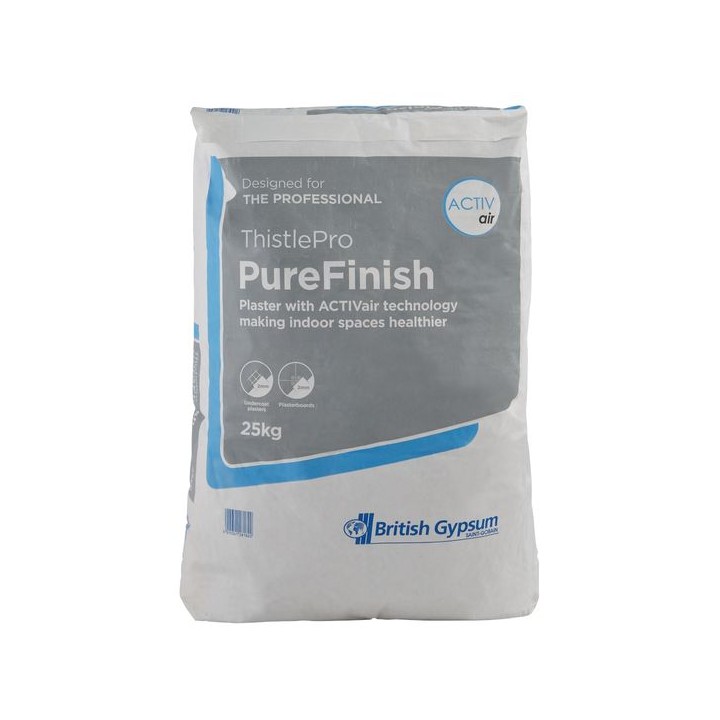 British Gypsum ThistlePro PureFinish 25kg Bag