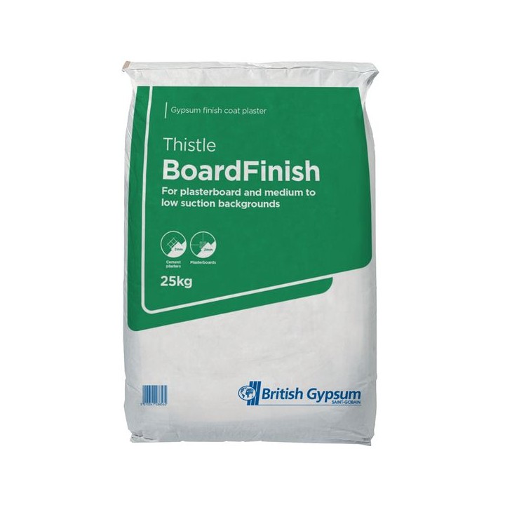 British Gypsum Thistle BoardFinish Plaster 25Kg