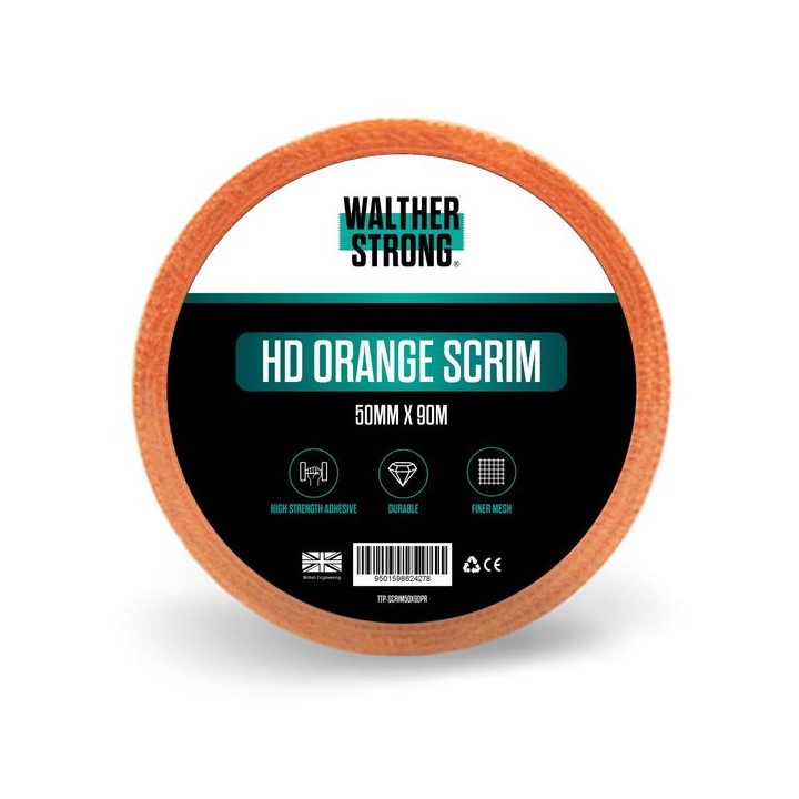 Walther Strong HD Orange Scrim 50mm x 90m