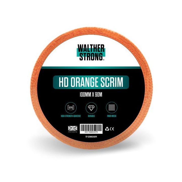 Walther Strong HD Orange Scrim 100mm x 90m
