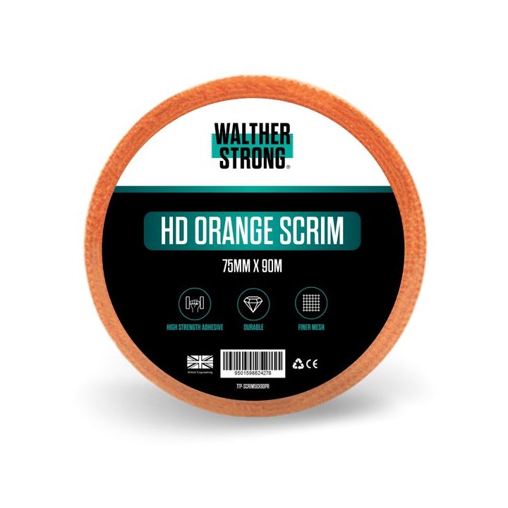 Walther Strong HD Orange Scrim 75mm x 90m