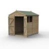 4LIFE Apex Shed 6 x 8 - Double Door - 2 Window Home Delivery
