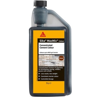 Sika Maxmix Cement Colour Brown 1L