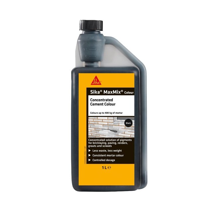 Sika Maxmix Cement Colour Black 1L