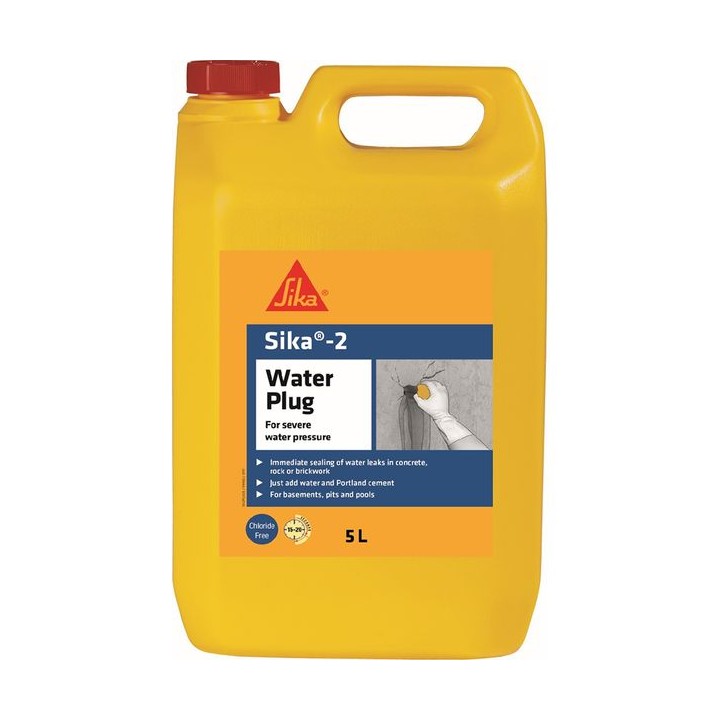 Sika 2 Waterplug Leak Sealing Admixture 5L