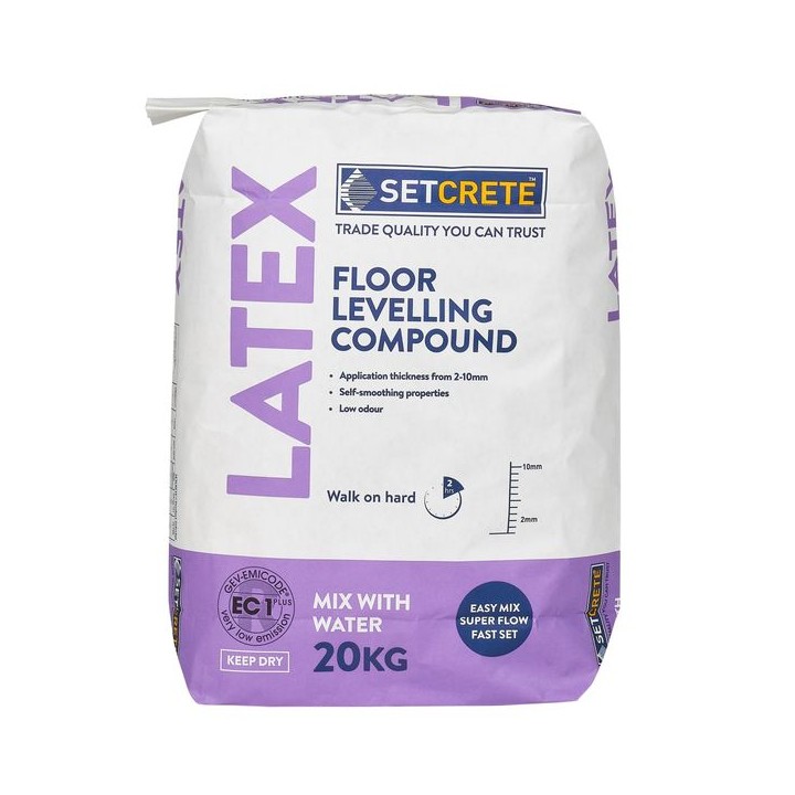 Setcrete Latex Floor Levelling Compound 20kg T0603E5A