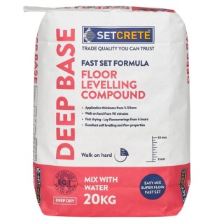 Setcrete Deep Base Floor Levelling Compound 20kg 346361