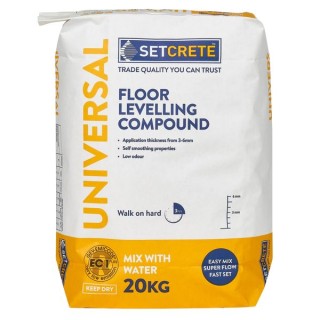 Setcrete Universal Floor Levelling Compound 20kg T0601E5A