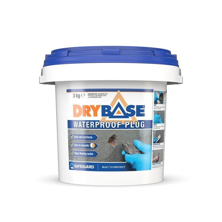 Safeguard Drybase Waterproof Plugging Compound 3kg