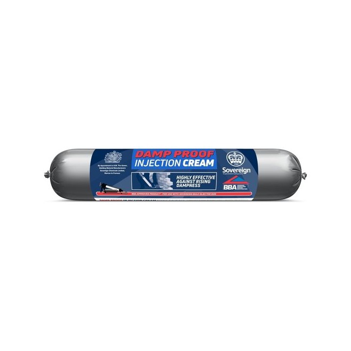 Sovereign Damp Proofing Cream Injection Cream Sausage 600ml